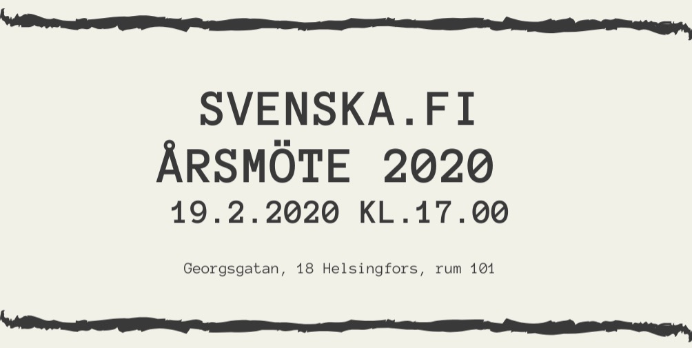 Årsmöte 2020 / Annual meeting 2020
