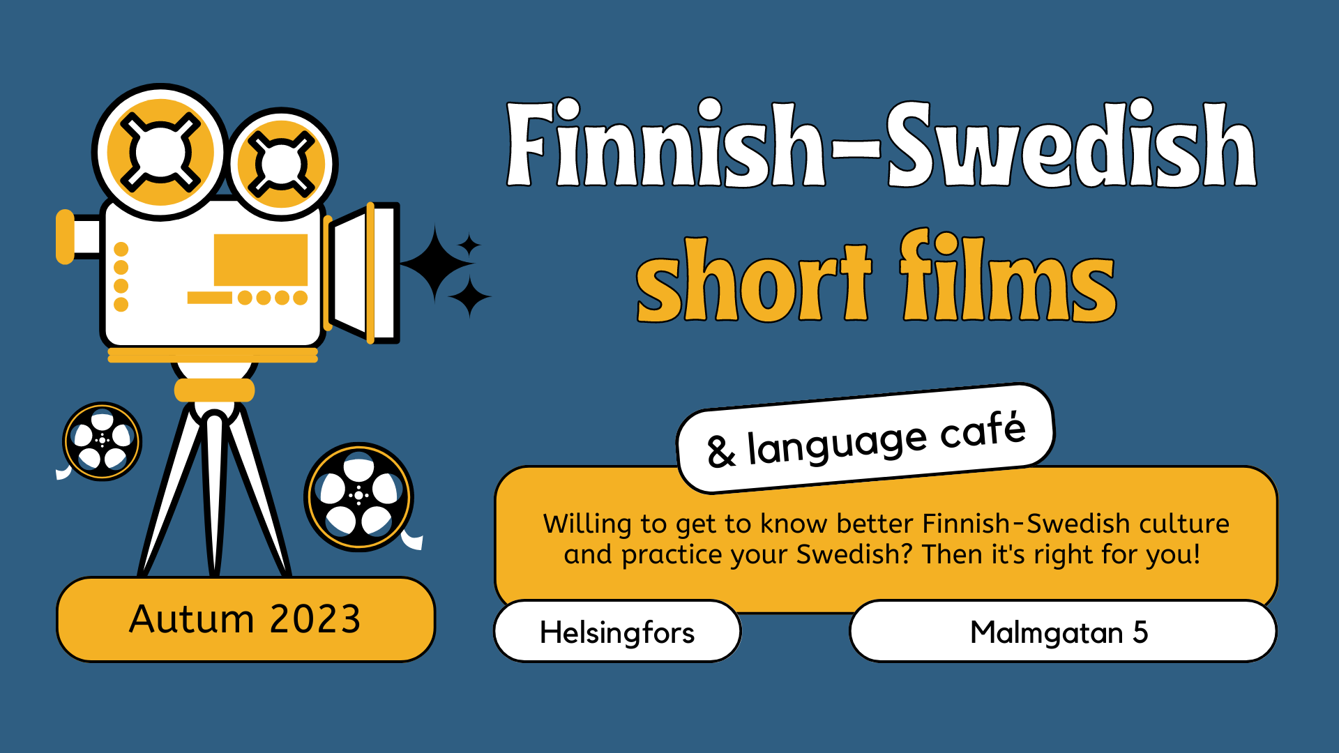 Finnish-Swedish short film & language café